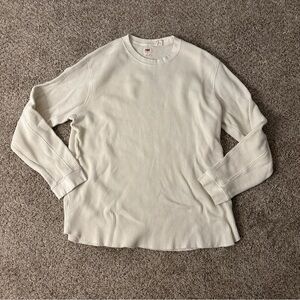 Levi's White Long Sleeve Tee